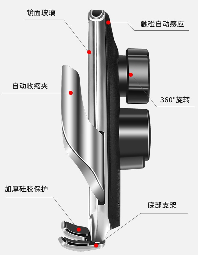 2022最新外觀設計——汽車手機支架設計！